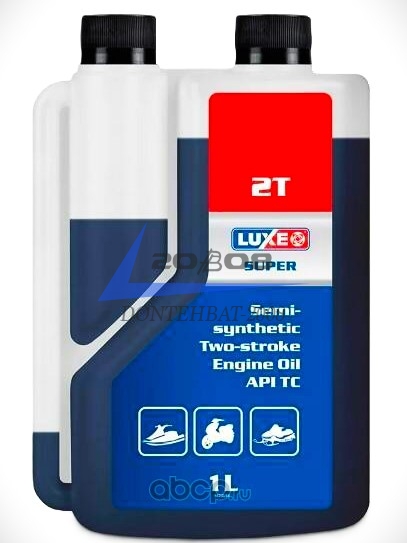 Масло моторн LUXE 2Т 10W40 Мото-2Т п/синт с дозатором (Канистра 1л) 