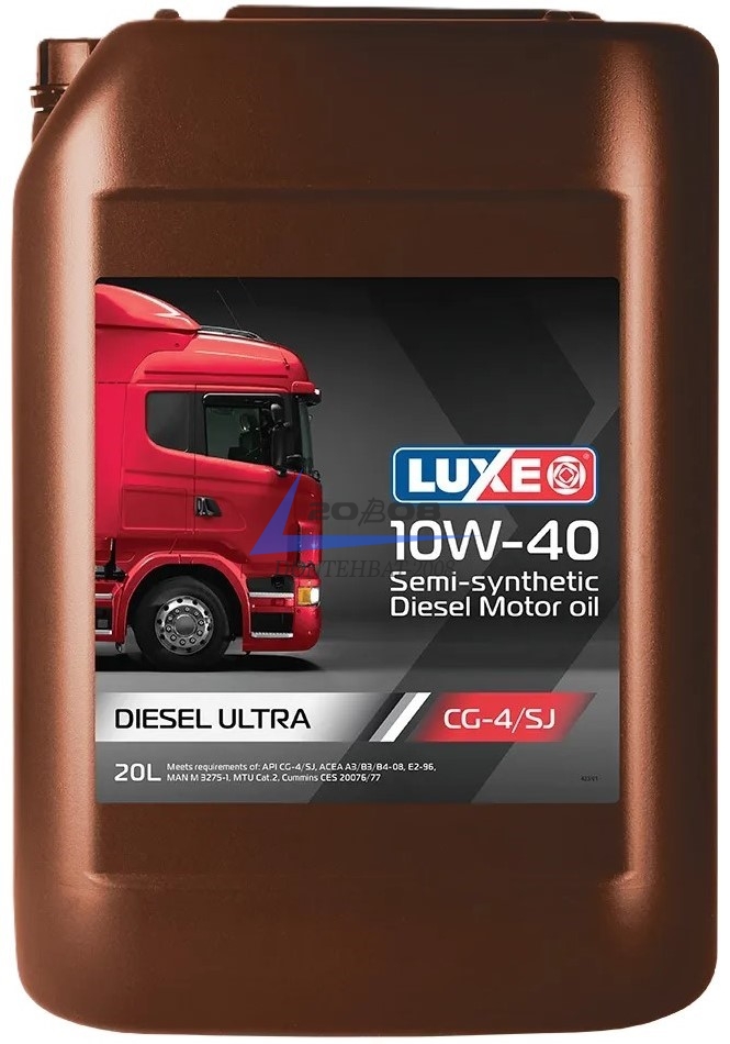 Масло моторн LUXЕ 10W40 Diesel CG-4/SJ п/с (Канистра 20л.)